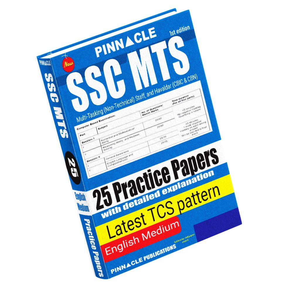 SSC MTS 25 practice papers TCS new pattern with detailed explanation English medium 